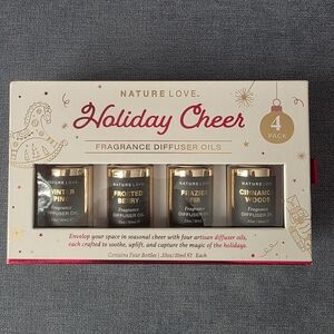 Holiday Cheer Diffuser Oils Set - Gold
